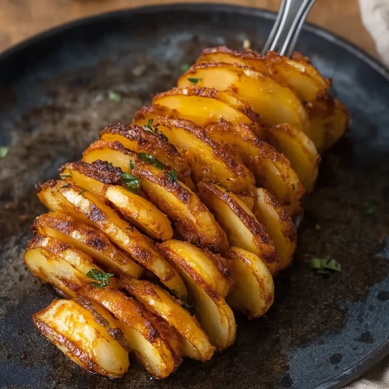 Knusprige Spiralkartoffeln