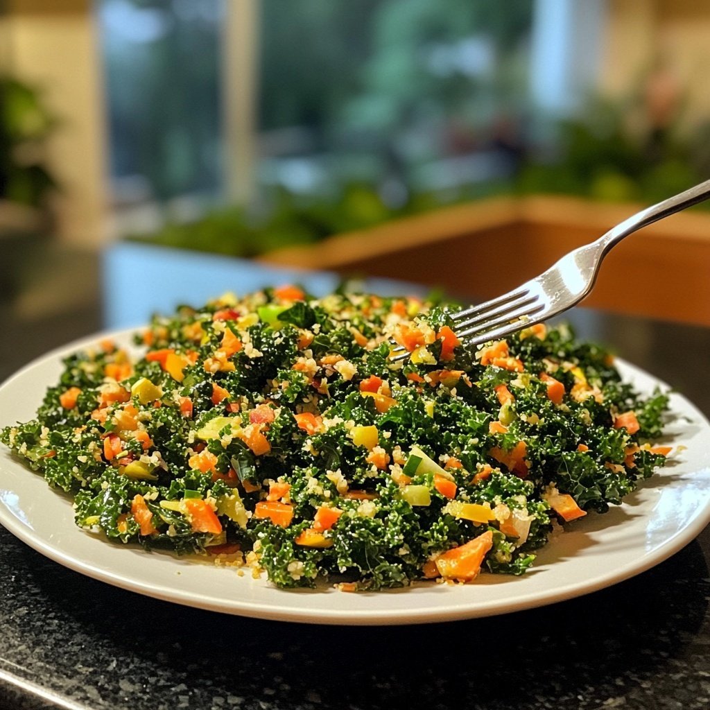 Wholesome Kale Delight – Frischer Salatgenuss