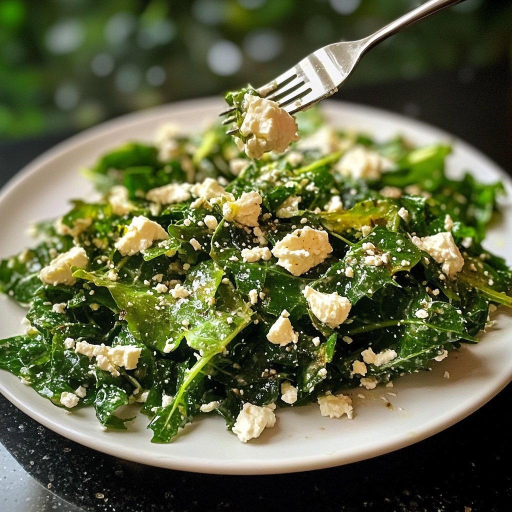 Green Goddess Salat mit Spitzkohl und Feta