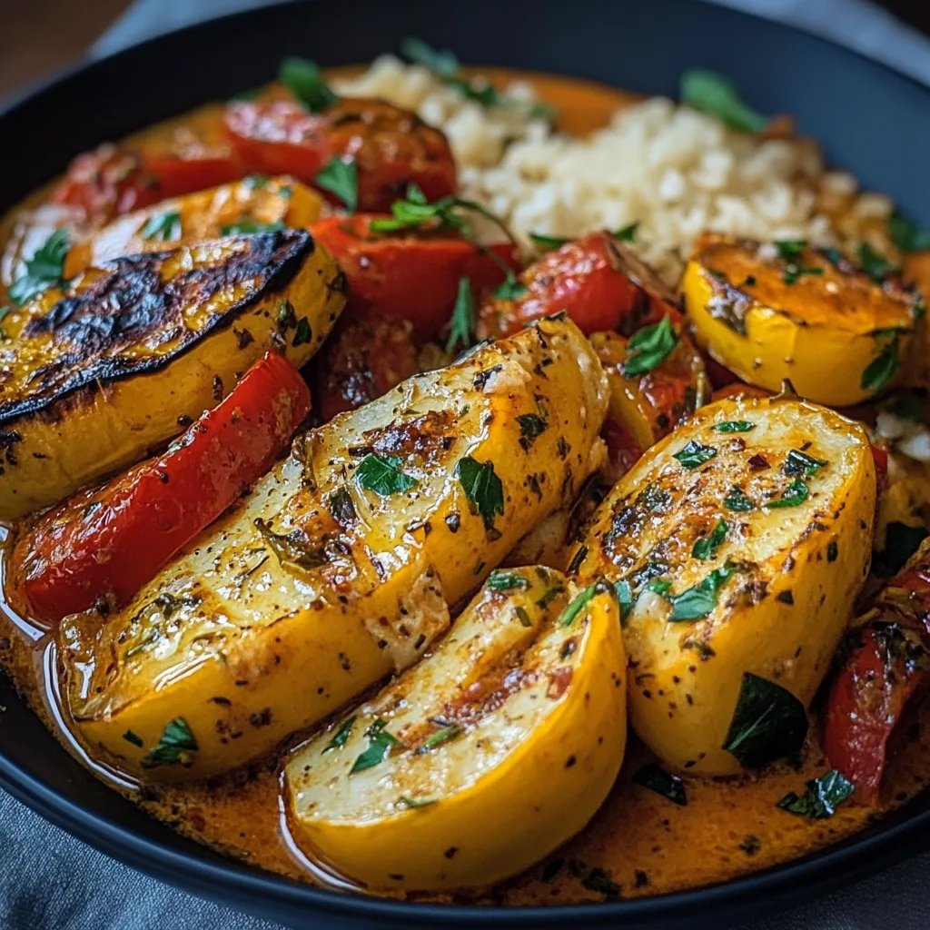 Paprika-Zucchini-Sahne-Hähnchen