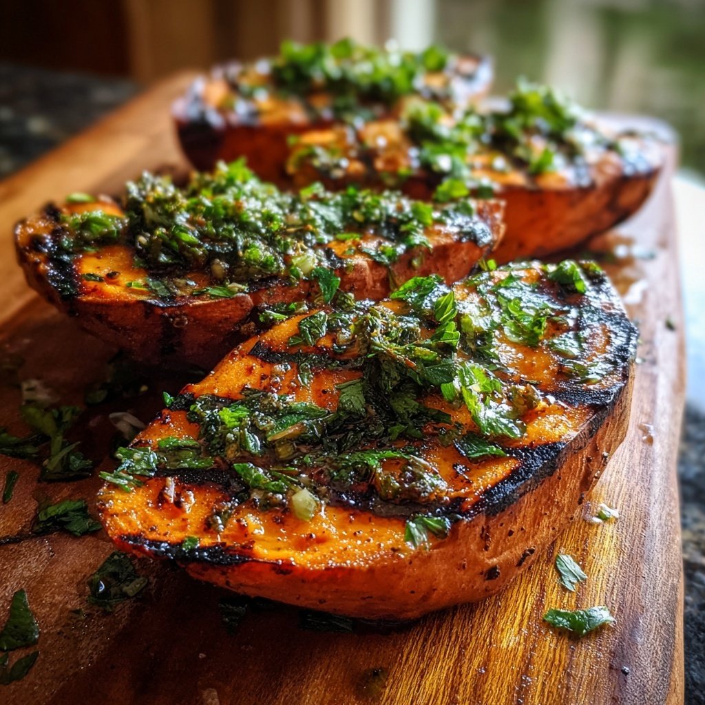 Gegrillte Süßkartoffeln Mit Kräutern
