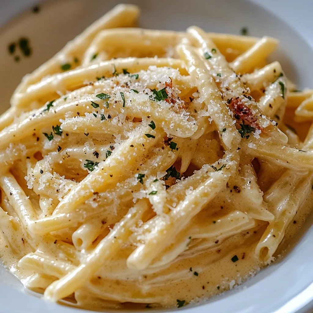 One Pot Creamy Garlic Pasta