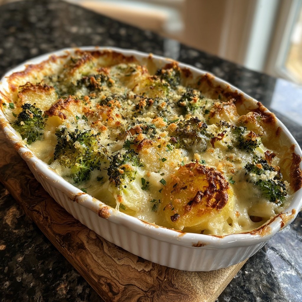 Brokkoli Kartoffel Gratin Leicht