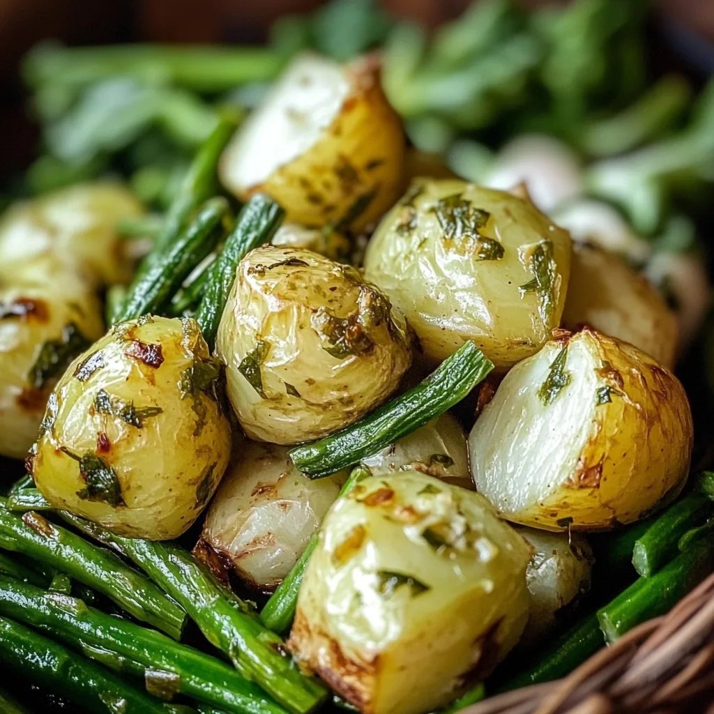 Kartoffeln und Grüne Bohnen