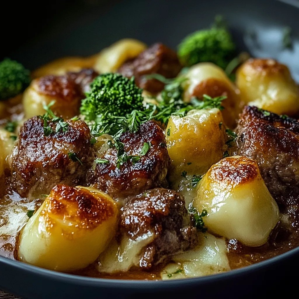 Rosenkohl-Hackfleisch-Auflauf