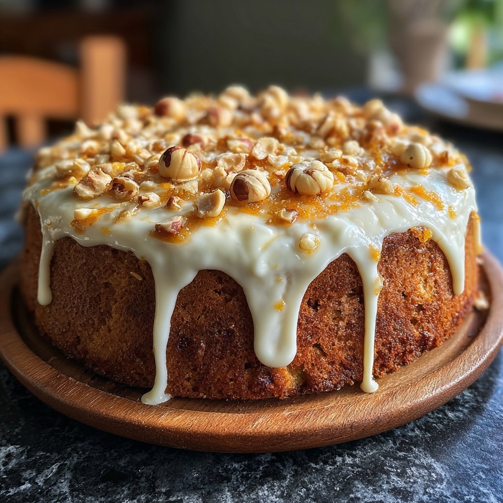 Karottenkuchen Mit Haselnuss