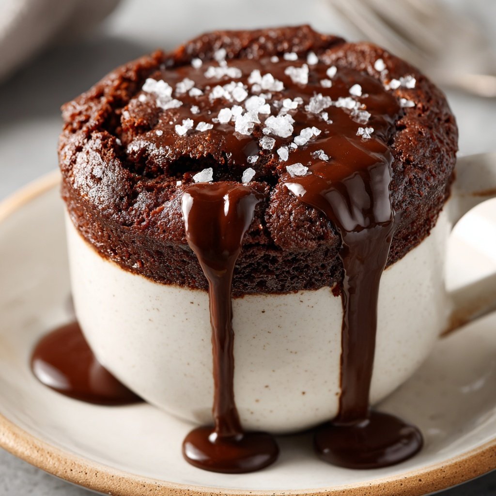 Schokoladen-Mikrowellen-Tassenkuchen