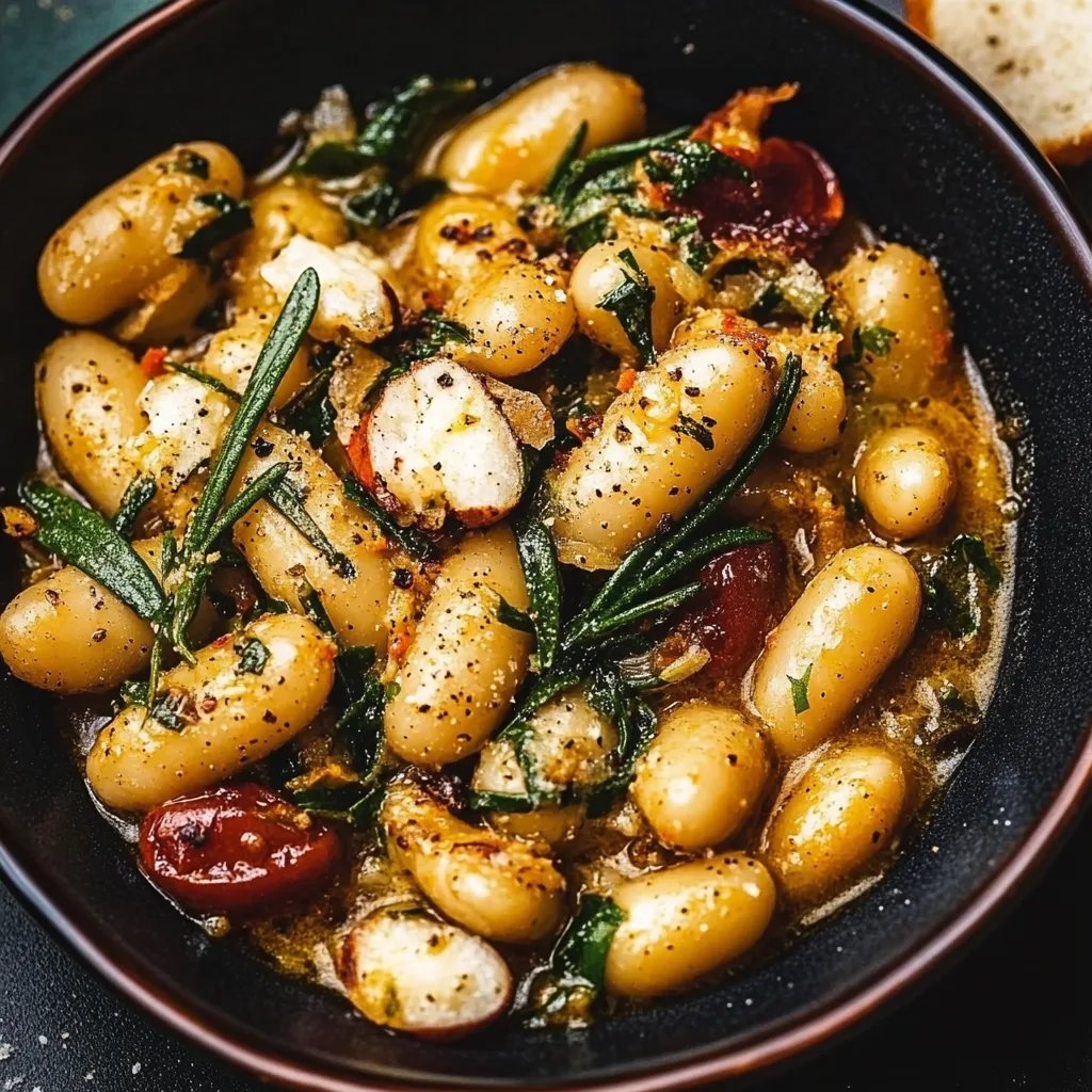 Toskanische 'Heirate Mich' Butterbohnen