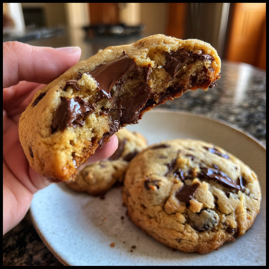 Cookies mit dunkler Schokolade