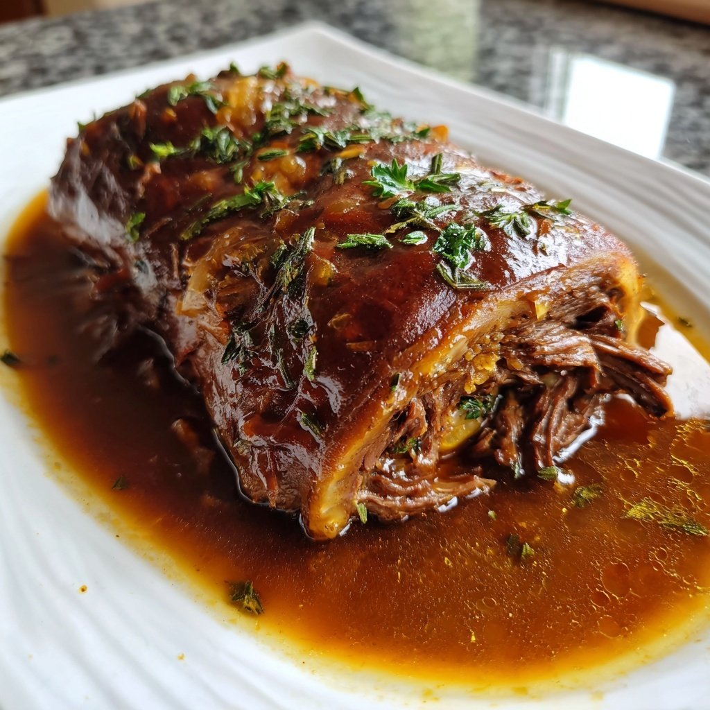 Hausmannskost Rinderrouladen mit Rahmsoße