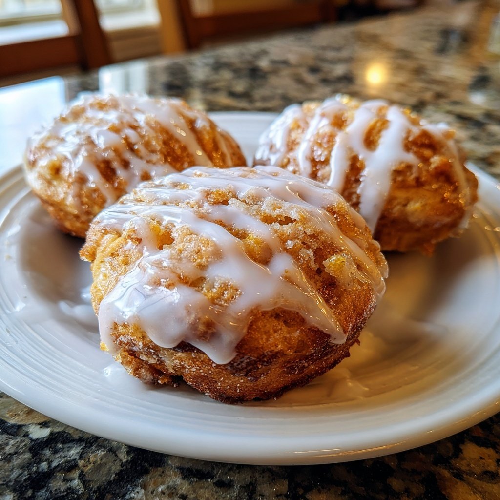 Quarkbällchen mit Joghurtteig