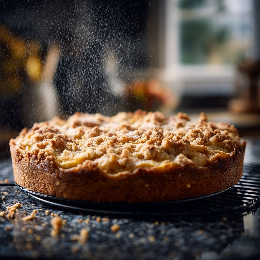Streuselkuchen Mit Apfelstücken
